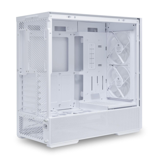 Case Lian Li LANCOOL 207 Mid-Tower, Tempered Glass, White