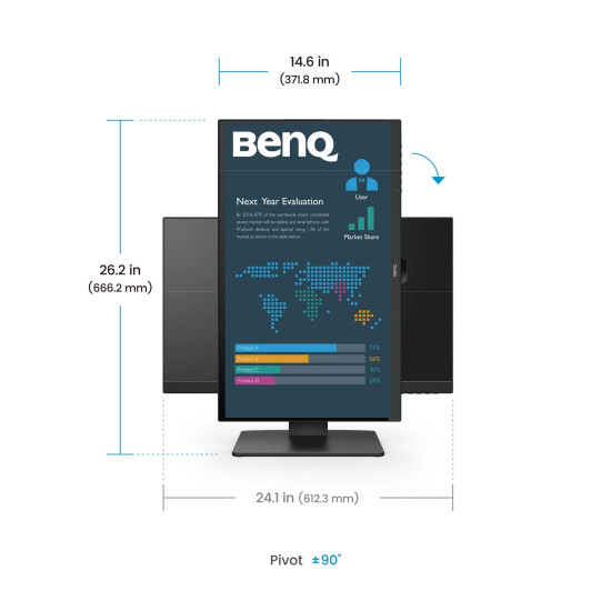 Monitor BenQ BL2786TC, 27