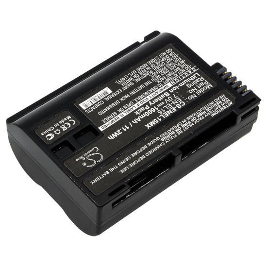 Camera Battery for NIKON EN-EL15MCX  Li-Ion 7V 1600mAh Cameron Sino