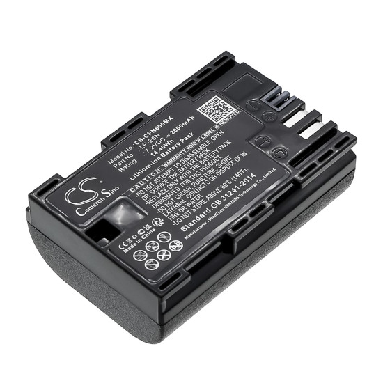 Camera Battery for CANON EOS 5D, EOS 60D LiIon 7.2V 2000mAh  Cameron Sino
