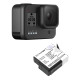 Camera Battery for GOPRO Hero 5; Hero 6; Hero 7; Hero 8   AHDBT-501  3,85V 1250mAh   LIIon Cameron Sino