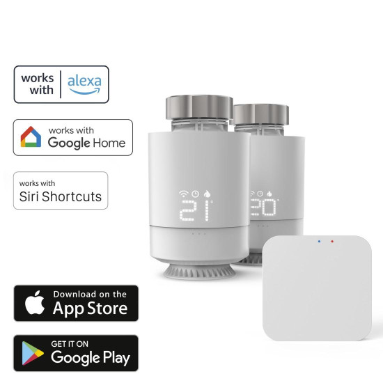 Hama WLAN Heating Control, 2 x Smart Radiator Thermostats, 176662