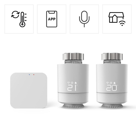 Hama WLAN Heating Control, 2 x Smart Radiator Thermostats, 176662