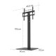 Hama FULLMOTION TV Stand, 165 cm (65