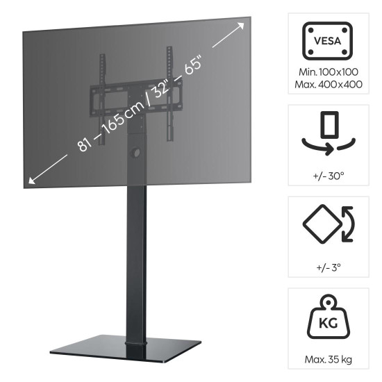 Hama FULLMOTION TV Stand, 165 cm (65