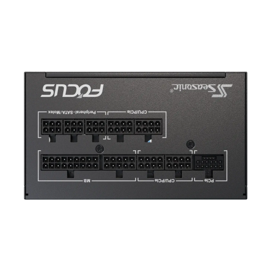 Захранващ блок SEASONIC FOCUS GX-750 (2024) 750W 80+ Gold, Fully Modular