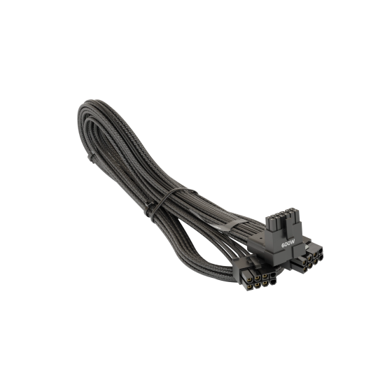 Кабел Seasonic 90° 12VHPWR 600W 16-Pin към 2x8 Pin за Seasonic захранвания