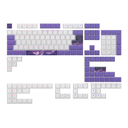 Капачки за механична клавиатура Dark Project - Violet Horizons PBT - ANSI & ISO