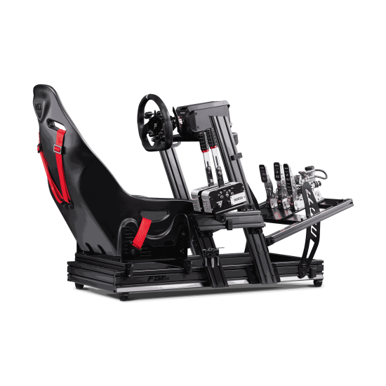 Next Level Racing F-GT Elite Aluminium Simulator Cockpit -Wheel Plate Edition