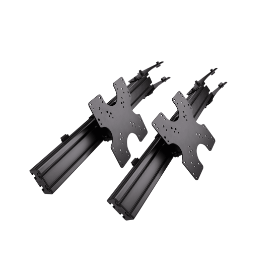 Next Level Racing Elite Freestanding Triple Monitor Stand Add On Carbon Grey
