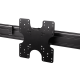 Next Level Racing Elite Freestanding Triple Monitor Stand Add On Carbon Grey