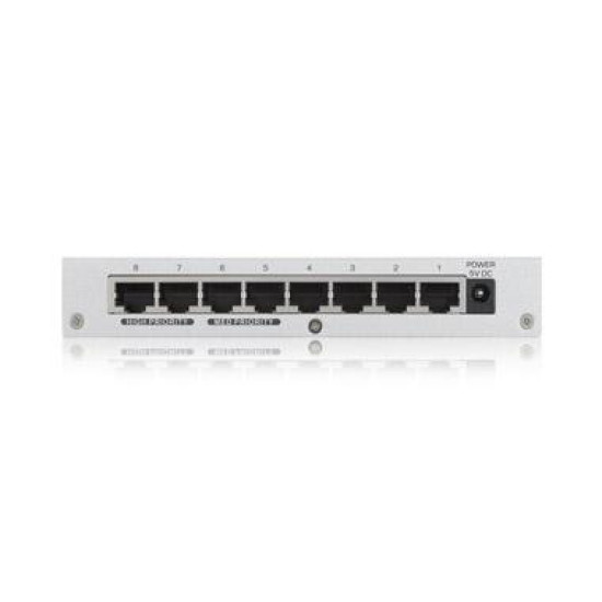 Switch ZYXEL GS-108B v3, 8 Ports, Gigabit, Metal housing