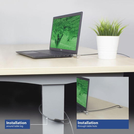 ACT Wedge Laptop Lock with combination lock