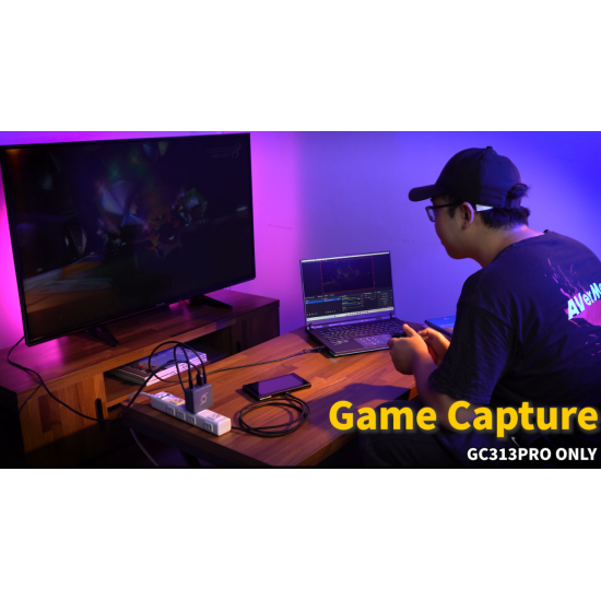 Charging Capture AverMedia Elite Go GC313PRO for Hub Streaming