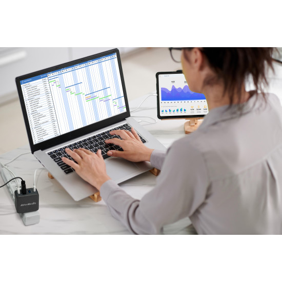 Charging Capture AverMedia Elite Go GC313PRO for Hub Streaming