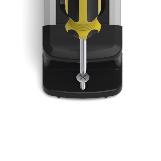 Hama Power Strip, 6-Way, Switch, Wall Mounting, 3m, alu