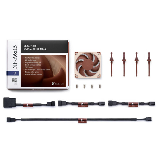 Fan Noctua NF-A6x15 FLX, 60 x 60 x 15 mm