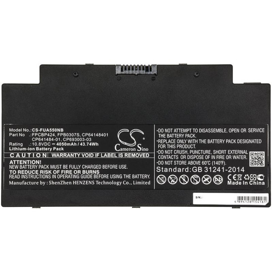 Laptop Battery for FUJITSU LifeBook A3510  FPCBP331 FMVNBP213 10,8V 4050mAh CAMERON SINO