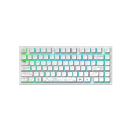 Геймърскa безжична клавиатура Dark Project ALU81A Terra Nova White RGB