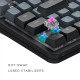 Gaming Mechanical Keyboard Dark Project ALU87A Midnight RGB