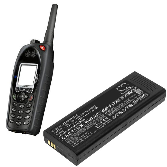Camera Battery for Two-Way Radio Cassidian P3G TPH700 HR7742AAA02 Liion  7,4V 2300mA Cameron Sino