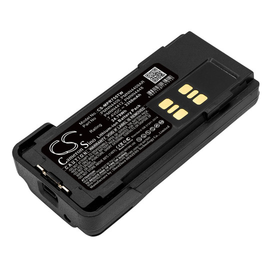 Camera Battery for Two-Way Radio  Motorola APX2000, DP2400, XPR 7350  Liion  7,4V 3350mA Cameron Sino
