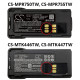 Camera Battery for Two-Way Radio  Motorola APX2000, DP2400, XPR 7350  Liion  7,4V 3350mA Cameron Sino