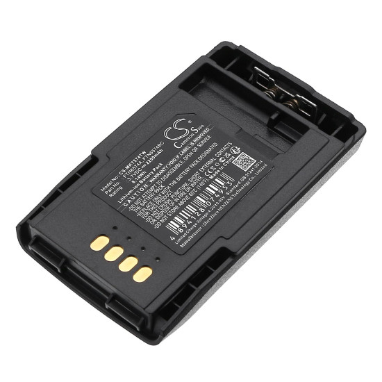 Camera Battery for Two-Way Radio  Motorola CEP400, MTP800  AP-6574 Liion  3,7V 2200mA Cameron Sino