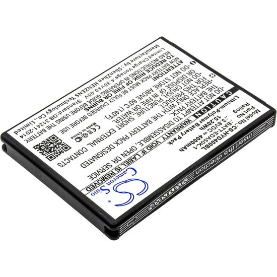 Camera Battery for  barcode scanner Honeywell EDA50   50129589-001   LiPo  3.8V 4000mAh Cameron Sino