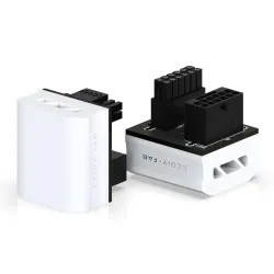 EZDIY-FAB 12VHPWR 600W GPU Power Adapter - STD 180° White