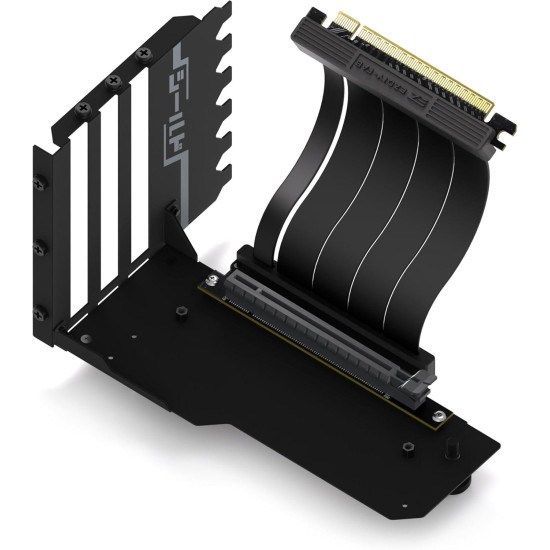 EZDIY-FAB Vertical PCIe 4.0 GPU Mount Bracket Graphic Card Holder 90° Riser Cable