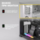 EZDIY-FAB RGB Vertical PCIe 4.0 GPU Mount Bracket Graphic Card Holder 90° Riser Cable