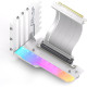 EZDIY-FAB RGB Vertical PCIe 4.0 GPU Mount Bracket Graphic Card Holder 90° Riser Cable