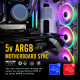 Fans EZDIY-FAB Moonlight White RGB PWM 120mm - 6 Pack