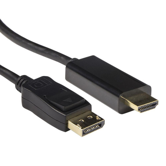 Cable ACT AK3990, DisplayPort male - HDMI-A male, 1.8 m, Black