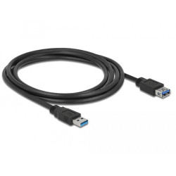 Delock Extension cable USB 3.0 Type-A male > USB 3.0 Type-A female 2.0 m black