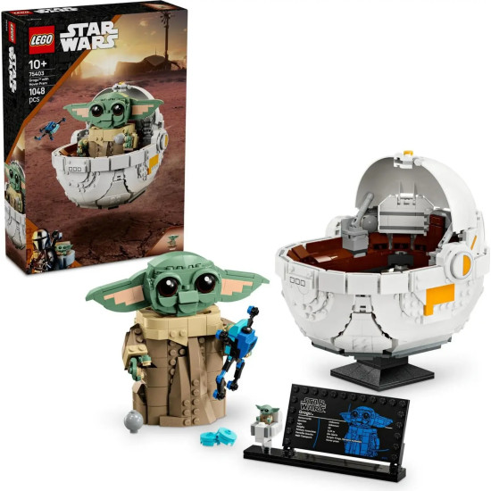 LEGO  Star Wars - Grogu in his repulsor cradle, 75403