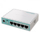 Router MikroTik 10/100/1000Mbit, PoE, RAM - 512 MB, USB - А, RouterOS v7, License level 4