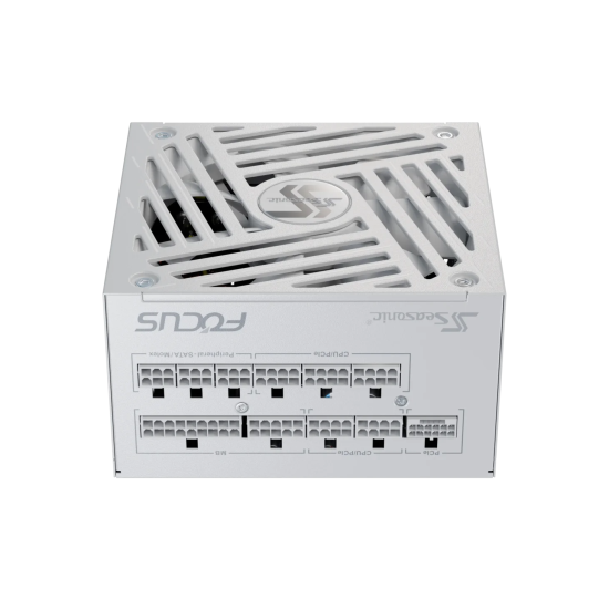 Power Supply SEASONIC FOCUS GX-850 White - 850W 80+ Gold, ATX 3.1, PCIe 5.1, Fully Modular