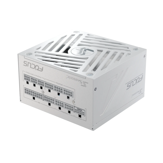 Power Supply SEASONIC FOCUS GX-850 White - 850W 80+ Gold, ATX 3.1, PCIe 5.1, Fully Modular