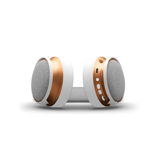 Геймърски безжични слушалки Dark Project Sono Wireless - White/Gold