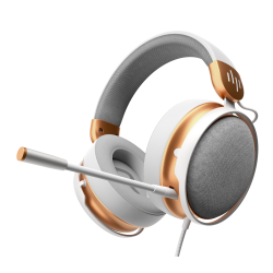 Gaming Headphones Dark Project Sono Wired - White/Gold