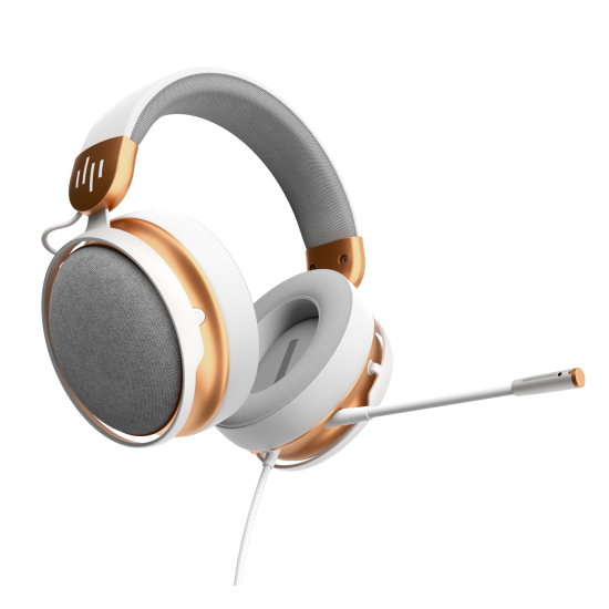 Gaming Headphones Dark Project Sono Wired - White/Gold