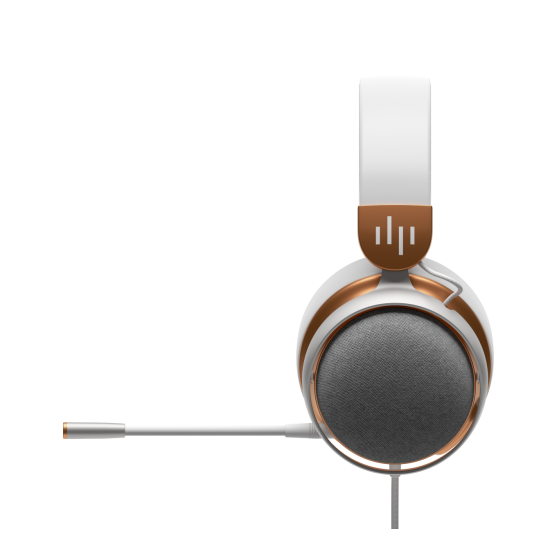 Gaming Headphones Dark Project Sono Wired - White/Gold