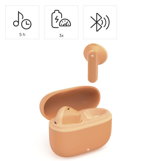 Hama “Freedom Light II” Bluetooth® Headphones, TWS, Earbuds, Voice Control, Orange