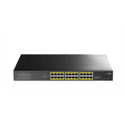 Суич Cudy GS1028PS2, 24 портов, 10/100/1000, 24× GbE with 802.3at/af PoE, 2× Uplink SFP, Default/VLAN/Extend Modes , за 19