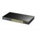 Суич Cudy GS1028PS2, 24 портов, 10/100/1000, 24× GbE with 802.3at/af PoE, 2× Uplink SFP, Default/VLAN/Extend Modes , за 19