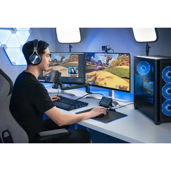 Стойка за микрофон Elgato Wave Mic Arm LP - Черно