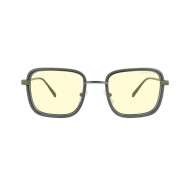 Геймърски очила GUNNAR Fallout Vault 33 Gunmetal/Olive - Amber