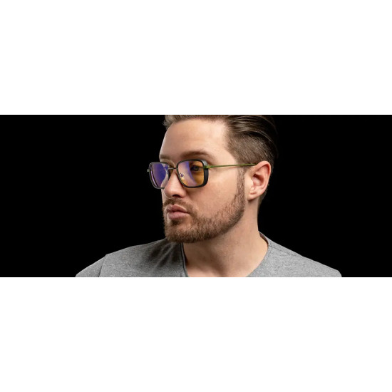 Gaming glasses GUNNAR Fallout Vault 33 Gunmetal/Olive - Amber